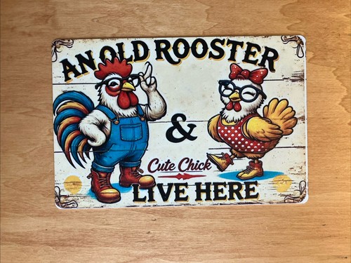 Old rooster and a - and,