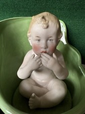Heubach Baby in Bath figurine