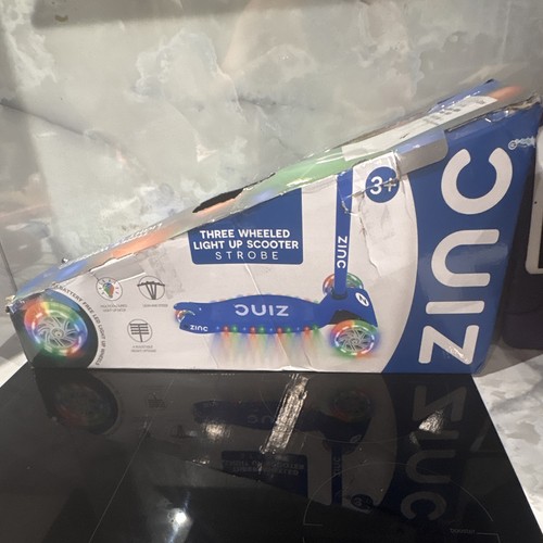Zinc three wheeled light - zinc, up