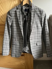 Next Boys Jacket, Waistcoat, Trouser And Tie Set Suitable For 12 Years