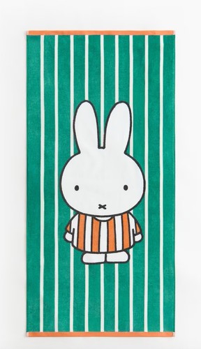 New miffy green cotton terry - green,