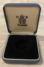Royal Mint Blue Coin Box for