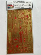 German U-Boat Type VIIC Revell 05038 & 05675 Photo-Etched Parts Scale 1:144