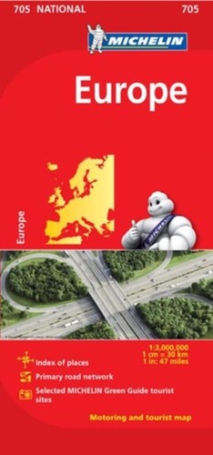 Europe michelin national map - europe,