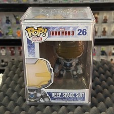 New & Unopened Funko POP! Vinyl #26 Iron Man 3 Deep Space Suit Marvel Hard Stack