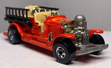 Vintage Hot Wheels Mattel Old Number 5 Fire Engine Truck Malaysia USED