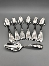 6 x 19TH C. DUTCH SILVER