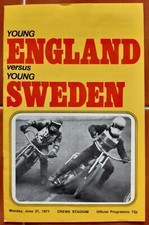 Crewe speedway programme - crewe,