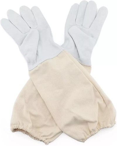 Soft white leather - leather, canvas