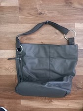 Ladies Large Grey Bucket Bag Very Good Condition Ideal For Beach Or Shopping