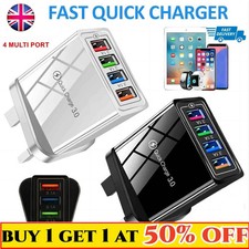4 Multi-Port Fast Quick Charge