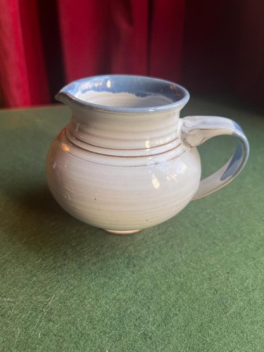 Studio pottery milk - , jug
