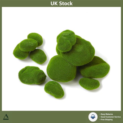 Vibrant faux moss rocks - vibrant,