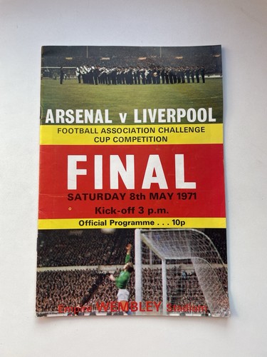 1971 cup final programme - fa,