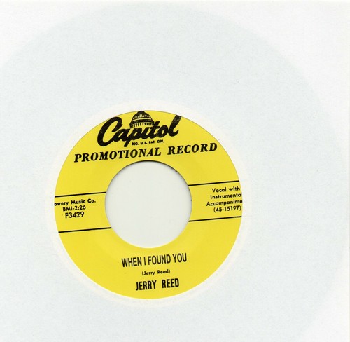Jerry reed when found - when, you