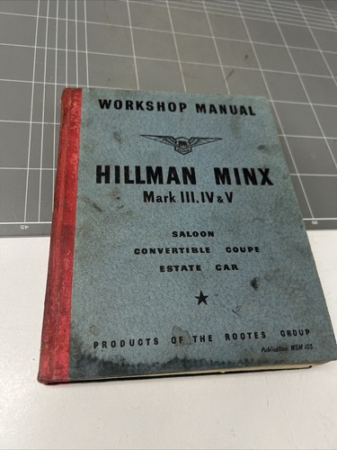 Vintage workshop manual - vintage,