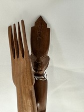 Large Vintage Wood African