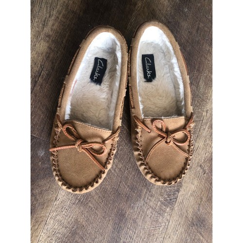 Clarks suede leather - suede, moccasin