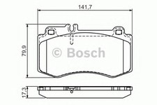 Bosch Brake Pad Set Front