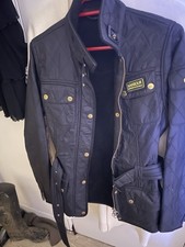 Barbour Women's Quilted Jacket Black Size 10 Excellent Condition