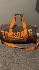 Lonsdale Grey Orange Duffle
