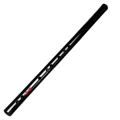 Black bamboo flute - black,