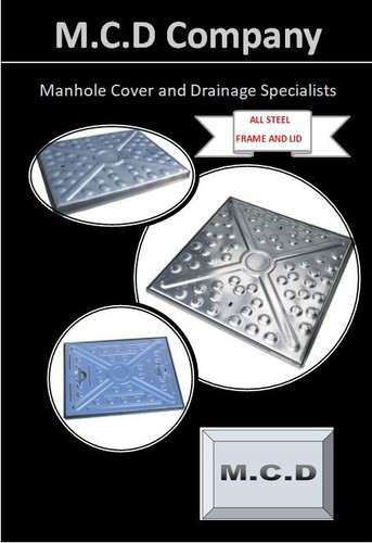 Manhole cover solid top - ,