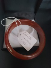 Vintage bakelite  bracelet dark butterscotch