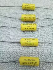 5 0ff Vintage TCC Supamold.0022uf 500VDC @ 70 °C (400 VDC @ 85°C)