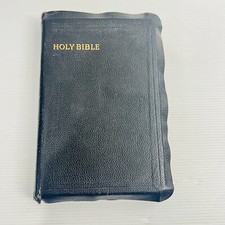 Holy Bible Pronouncing Edition Harold Copping Illustrated Black Leather