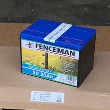 90Ah - 9V Battery for Electric Fence Energiser - Alkaline Long Life Fencer Spare