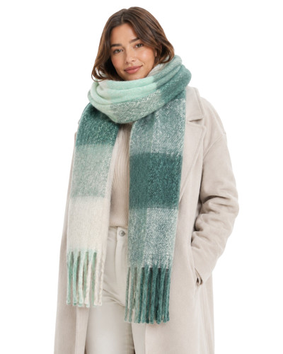Womens oversized check scarf - womens,