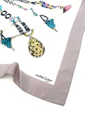 Cartier  Silk  Scarf. Must de Cartier. Authentic. Excellent Condition.