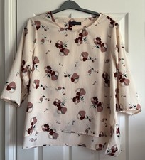 M&S Collection Pink Mix Floral Tunic / Top - Size 20 - Marks and Spencer
