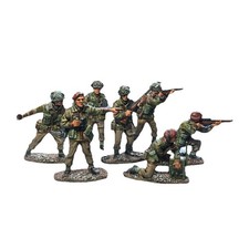 Airfix 1/32 WW2 British Paratroopers Vintage Model Toy Soldiers Painted