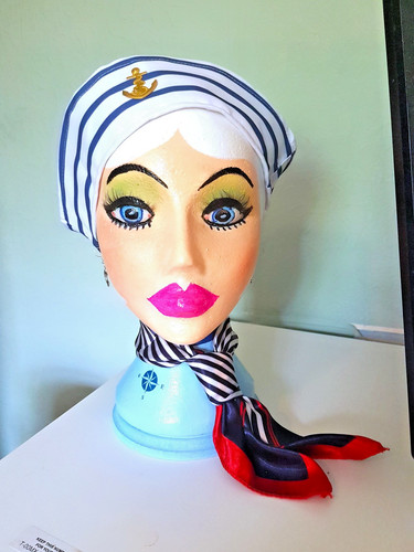 Hand painted mannequin head - ,