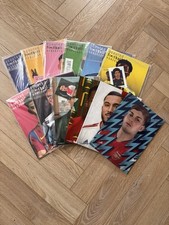 THE SCOUTED FOOTBALL HANDBOOKS - VOLUMES 1-12 - COMPLETE MINT COLLECTION