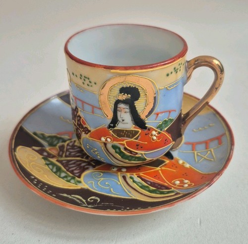 Japanese kutani moriage - japanese,