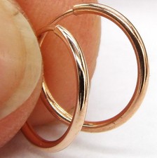 9ct rose gold sleeper earrings