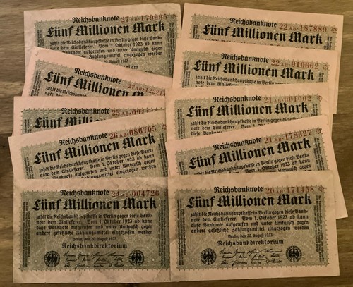 Lot germany banknotes - germany,