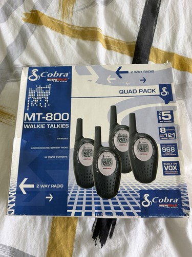 Cobra mt800 walkie talkies - cobra,