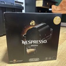 Nespresso Inissia Coffee Machine, Black, Brand New Boxed, over 400 sold