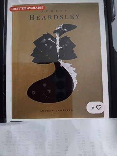 Aubrey beardsley book - beardsley, by