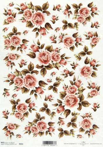 Rice paper decoupage - rice,