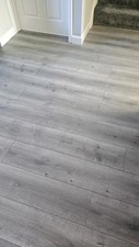 8mm Laminate Flooring - Click - Classen brand 1.973m2  Pack - Grey (×2) + extras