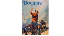 DOUGLAS MOTORCYCLES METAL SIGN