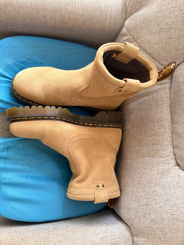Marten suede pull boot - dr,