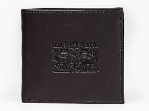 Levis wallet leather mens full - levis,