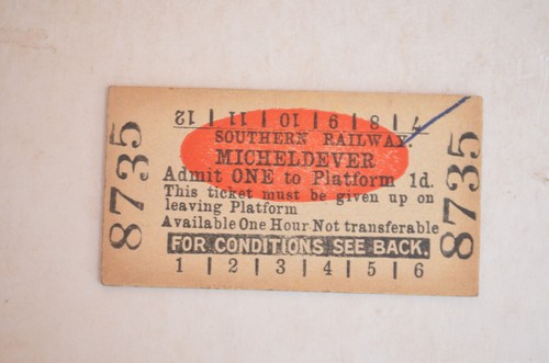 Railway platform ticket - platform,