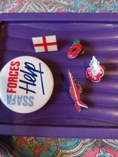 lest We Forget Poppies Pin Badges Brooch Veterans 